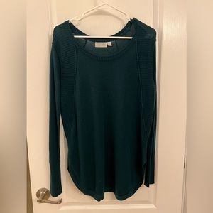 Size L • dark teal lightweight sweater